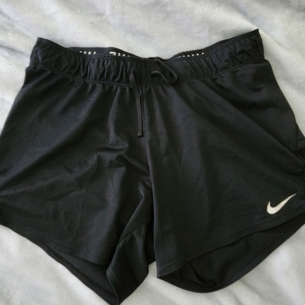 Nike Women's Black Athletic DRY FIT SHORTS